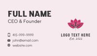 Lotus Flower Acupuncture  Business Card Preview