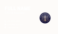Christian Cross Bible Business Card Image Preview
