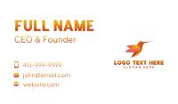 Eco Hummingbird Conservation Business Card Preview