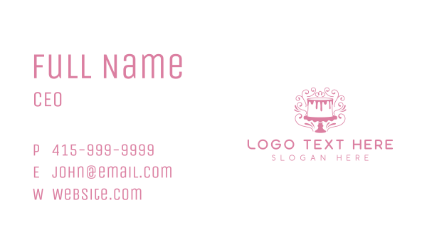 Cake Sweets Dessert Business Card Design Image Preview