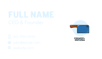 Butcher Cleaver Knife Business Card Image Preview