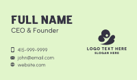 Abstract Cloud Person Business Card Design