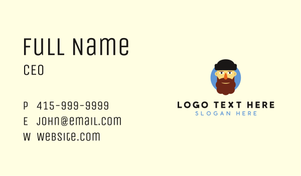 Bearded Father  Business Card Design Image Preview