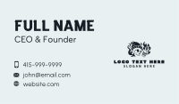 Flaming Skull Pub Business Card Image Preview