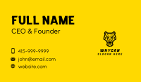 Wild Jaguar Leopard Business Card Image Preview