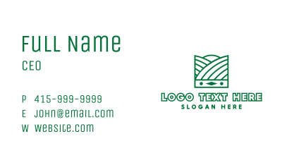Green Turban Square  Business Card Image Preview