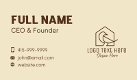 Brown Bird House  Business Card Design