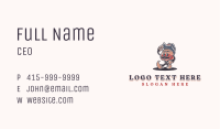 Walking Wine Glass Man Business Card Image Preview