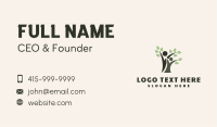 Holistic Wellness People Tree Business Card Image Preview