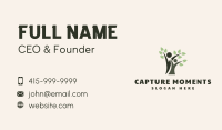 Holistic Wellness People Tree Business Card Image Preview