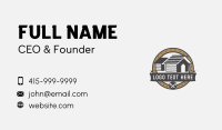 Cabin Roofing Remodeling Business Card Preview