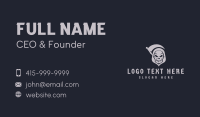 Grim Reaper Skull Business Card Image Preview