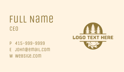 Pinetree Sawmill Woodwork Business Card Image Preview