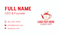 Apple Teapot Business Card Image Preview