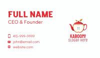 Apple Teapot Business Card Image Preview