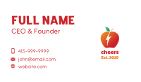 Thunder Red Apple Business Card Image Preview