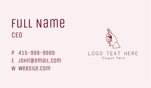 Nail Carpentry Tool Business Card Design Image Preview