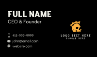 Yellow Skull Crown Business Card Image Preview