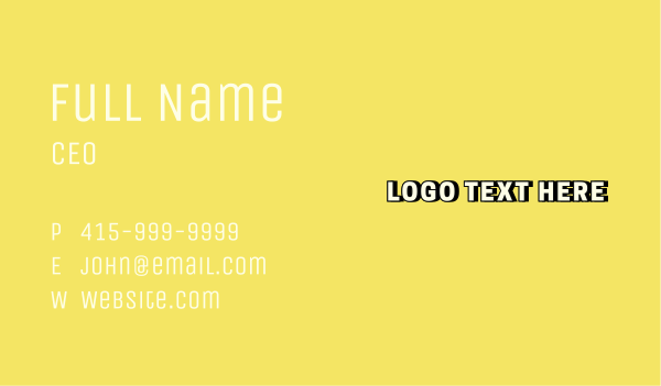 Generic Retro Business  Business Card Design Image Preview