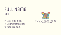 Colorful Castle Fort Business Card Image Preview