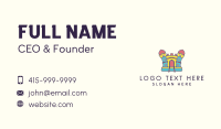 Colorful Castle Fort Business Card Image Preview