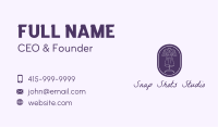 Purple Dress Mannequin Business Card Image Preview