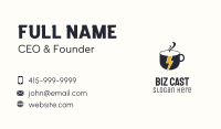 Coffee Lightning Bolt Energy Business Card Image Preview