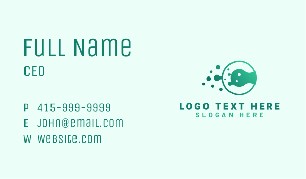 Modern Liquid Letter C Business Card Design Image Preview