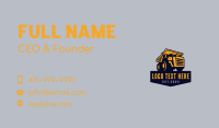 Transport Dump Truck Vehicle Business Card Design