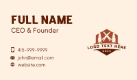 Pine Tree Saw Carpentry Business Card Design