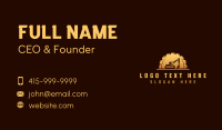 Construction Industrial Excavator Business Card Preview