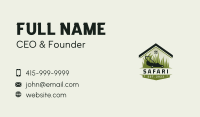 Lawn Mower Home Maintenance Business Card Image Preview