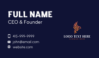 Mythical Phoenix Bird Business Card Preview
