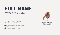 Viking Knight Helmet  Business Card Image Preview