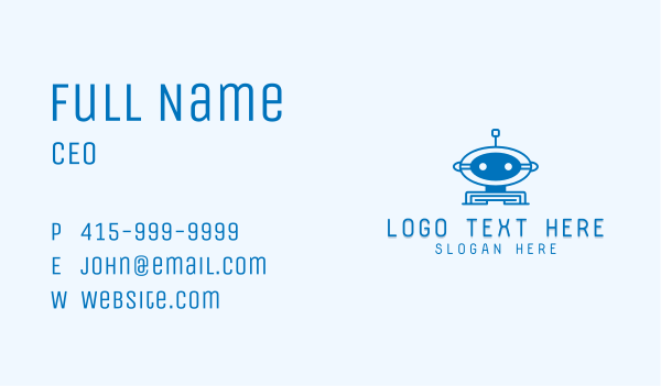 Technology Robot Toy Business Card Design Image Preview
