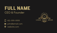 Classic Vintage Crest Business Card Image Preview
