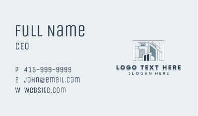 Architectural Property Structure Business Card Image Preview