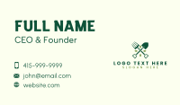 Nature Gardening Tools Business Card Image Preview
