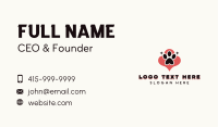 Paw Pet Veterinarian  Business Card Design