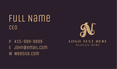 Luxury Jewelry Artisan Business Card Image Preview