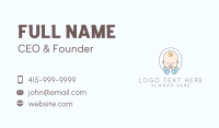 Cute Infant Baby Business Card Design
