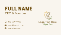 Sun Bird Nest  Business Card Design