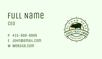 Pig Swine Farm Business Card Image Preview