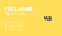 Bold Text Brand Wordmark  Business Card Image Preview
