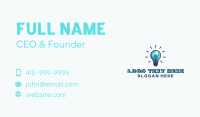 Puzzle Light Bulb Business Card Image Preview