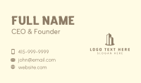 Corporate Real Estate Building Business Card Design