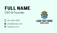 King Dog Business Card Design