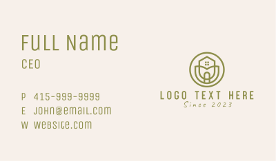 Eco Friendly Realtor Business Card Image Preview