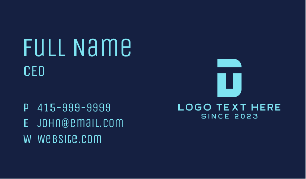 Gaming D & T Business Card Design Image Preview