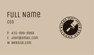 Painter Hardware Badge  Business Card Image Preview